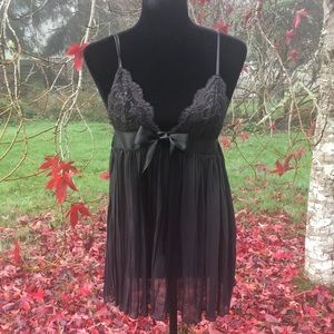 Victoria’s Secret Intimates Sheer Black Top